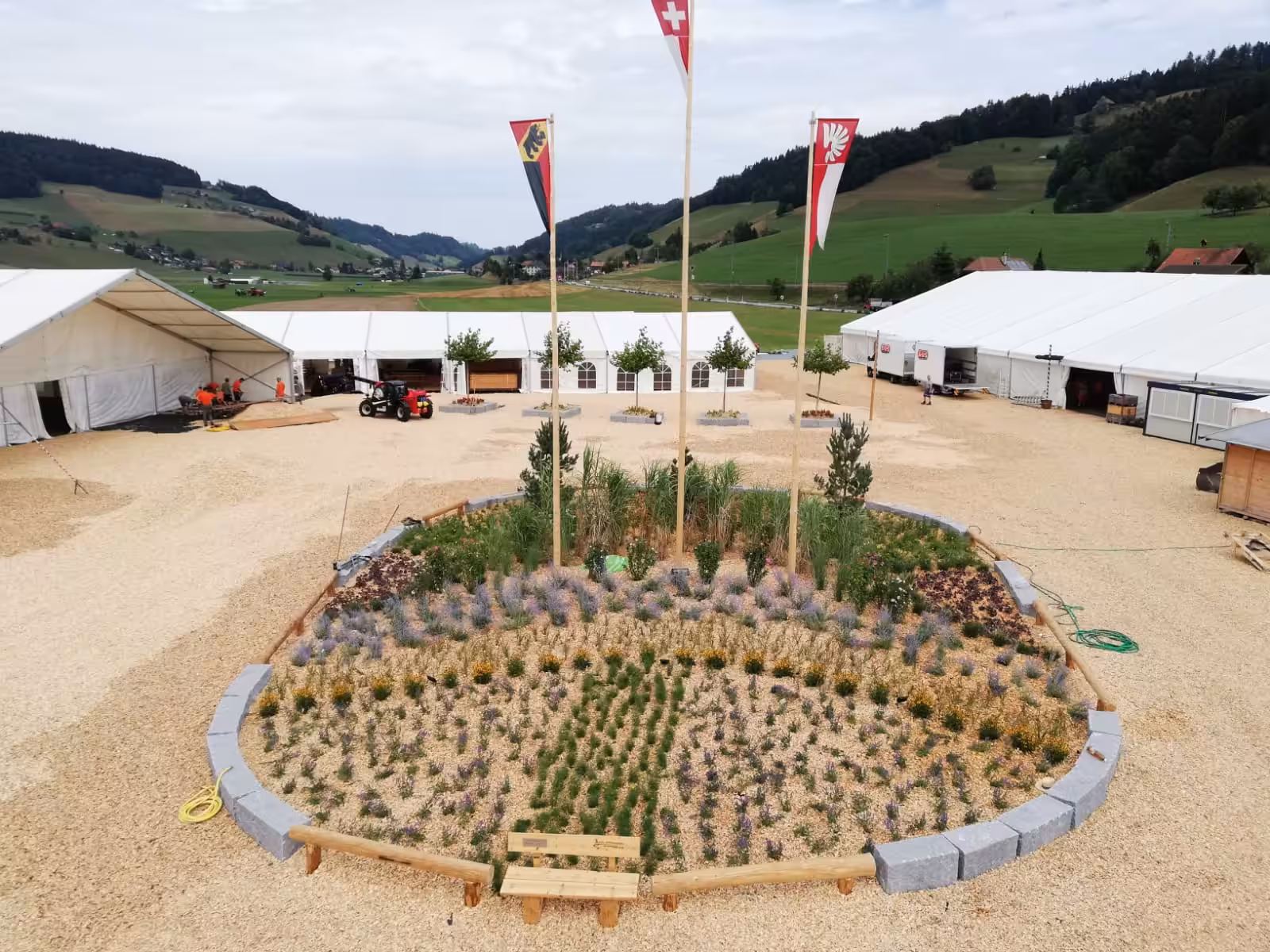 2018-024 Bepflanzung des Festareals am Eidg. Hornusserfest Walkringen 2018